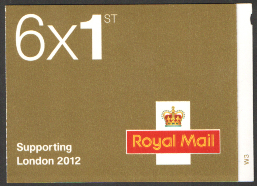 (image for) MB7 / SB5(2) Cyl W3 Supporting London 2012 6 x 1st Class Booklet